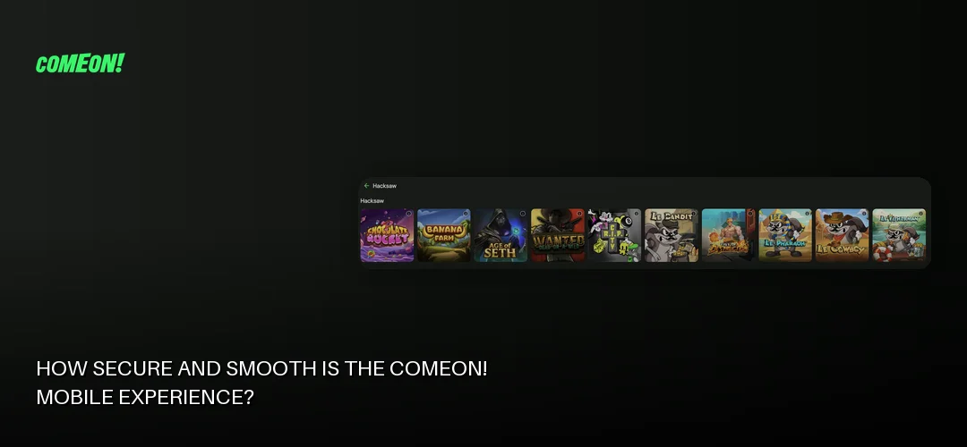 ComeOn! promotional banner